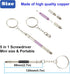 Omnful 5 1 Set (2pcs Glasses Repair Kit with Precision in Mini Screwdrivers Keychain for Eyeglasses, Sunglasses