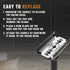 SHAVING REVOLUTION Long Handle Double Edge Safety Razor - Butterfly Open Razor with 10 Blades