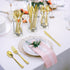 100 Count Heavy Duty Gold Plastic Knives, Disposable, BPA-Free, Heat Resistant, Premium Plastic for Party Supply