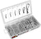 Performance Tool W5210 Hair Pin Assortment Kit, 150 Piece, Zinc Plated Steel Clips