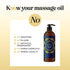 Luxurious Vanilla Massage Oil for Couples - Non Greasy Sweet Vanilla Sensual Massage Oils with Silky Smooth Almond Oil