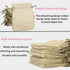 LYSXP 50PCS Burlap Bags with Drawstring, 4x6 Inch Cream Color Gift Bag Jewelry Pouches for Wedding Party Favors
