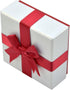 Paialco Jewelry Package Paper Gift Box - Red Ribbon Bow-Knot, 3.75 x 3.75 Inches