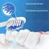 Toothbrush Replacement Heads, 4-Pack, White for Waterpik Complete Care 5.0/9.0 (CC-01/WP-861), STRB-4WW