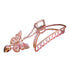 TANG SONG 4PCS Metal Hair Claw Clips – Butterfly and Heart Pendant Hair Catch Barrette Jaw Clamp for Women