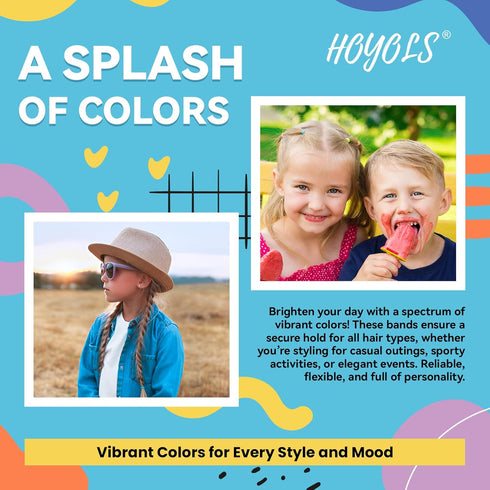 HOYOLS 1500 Piece Pack Baby Hair Ties Rubber Bands for Toddler Infants Kids Girls Thin Small Hair Elastics TPU