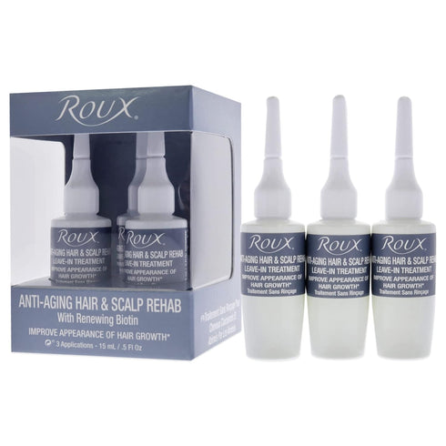 Roux Anti-Aging Hair & Scalp Rehab Leave In Treatment, 3 Applications, .5 Fl Oz