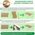 PUCITY DishesPack 12 Sponges Kitchen Natural Dish Sponge Plant-Based Biodegradable Compostable Cellulose with Coconut