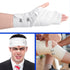 50 Pieces Bandage Clips, Metal Clips Aluminum Bandage Pins with Plastic Storage Box Replaceable Wrap Fastener