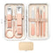 Manicure Set Nail Clipper Set, Stainless Steel Personal Care Tools for Women Men with Portable Travel Case