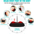 Back Massager, Shiatsu Neck Massager with Heat, Electric Deep Tissue Massage Pillow for Shoulder, Back, Leg Relief for