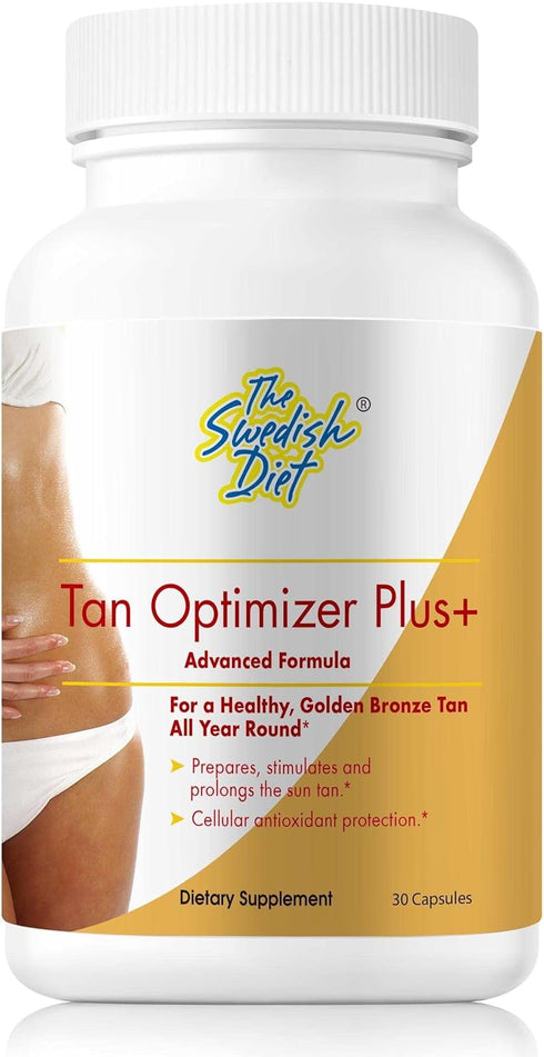 Tan Optimizer Plus+, 30 Count, Tanning and Skin Health Supplement with Beta Carotene & Vitamins