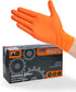 PACIFIC PPE Nitrile Disposable Gloves, Heavy Duty Orange Gloves, 8 mils, XX-Large, 100 Count, Industrial Mechanic
