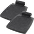 Artibetter Universal Wheelchair Footplates Pair 1.9cm Hole Heavy Duty Plastic Pedals Stable