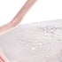 HAOGUAGUA Heavy Duty Clear Waterproof Cosmetic Bag, Transparent Travel Makeup Organizer, Pink