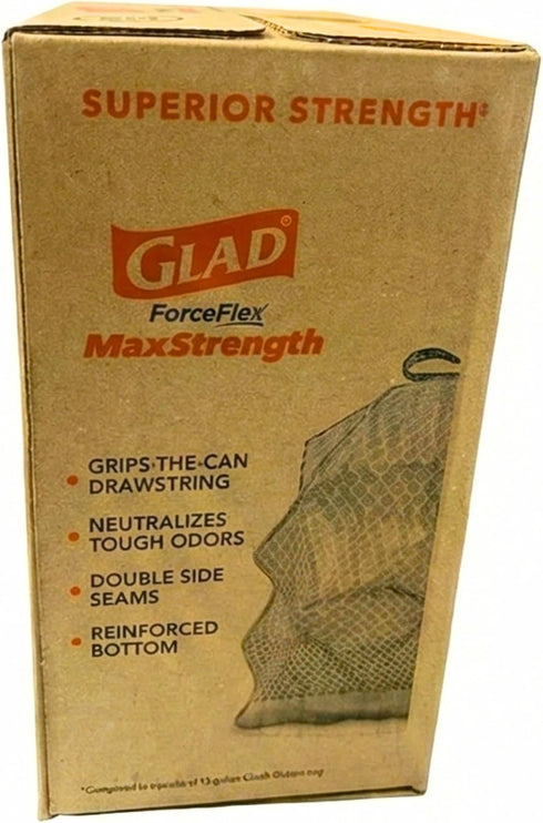 Paradise Bliss Quality 13 90 Glad ForceFlex MaxStrength Kitchen Drawstring Bags with Lemon Fresh Bleach Scent Gal Bags