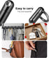 TISUR Tiny Keychain Pill Holder, Waterproof Titanium Pill Case for Travel Purse Pocket, Mini Organizer Black