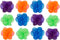 12 Pcs Laundry Balls for Washing Machine - Colorful Reusable Plastic Agitator Balls for Tangle Free Cleaning