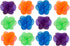 12 Pcs Laundry Balls for Washing Machine - Colorful Reusable Plastic Agitator Balls for Tangle Free Cleaning