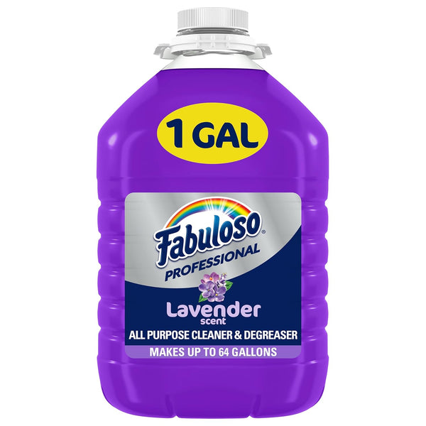 Fabuloso Professional All-Purpose Cleaner & Degreaser, Lavender, 1 Gallon (Pack of 1)