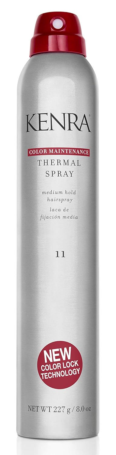 Kenra Color Maintenance Thermal Spray 11, Color Protection Hairspray for All Hair Types, Medium Hold