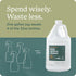 Shaw Floors 128 Oz Countertops, 4 (32oz) Hard Surface Cleaner- Fl - Refill for Spray Mops and Spray Bottles - Ideal