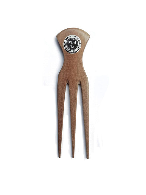 Plai Na Afro Pick Comb for African Hair | Wooden Parting Comb for Braiding & Cornrows