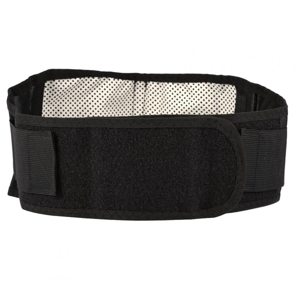 Lower Back Compression Brace - Tourmaline Self Heating Magnetic Waist Trainer Wrap Belt for Pain Relief, Fits Men Women