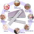 Nail Files (12 Pack), 100/180 Grit Emery Boards for Natural and Acrylic Nails