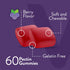 Melatonin 10mg Sleep Gummies for Adults and Teens, Vegan Sleep Support Aid, Chewable Berry Flavored Gummy.