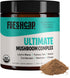 FreshCap Ultimate Mushroom Complex Powder, 60 Servings for Immunity, Energy, Memory & Focus - Ayurveda Supplements