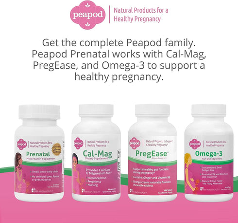 Fairhaven Health Peapod Prenatal Multivitamin, 1 Per Day, Light Vanilla Flavor, 2 Month Supply