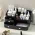 MIUOPUR Makeup Organizer for Vanity - Large Capacity Desk Organizer with Drawers for Cosmetics (Black)