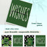 LARTSFRO 4 Pack Lucky Wishes Green Swedish Dishcloths for Kitchen, Swedish Dish Cloths for Four-Leaf Clover, Dish