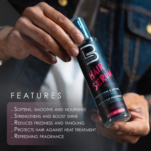 L3 Level 3 Hair Serum, Repairs Damaged Hair, Softens and Smooths, Reduces Frizziness