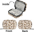 Ollabaky 7 Dog Paw Dachshund Pill Case, Portable Weekly Travel Pill Box Bag Container Days Pill Organizer Vitamin