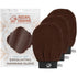 Natural Elephant Exfoliating Hammam Glove - Face and Body Exfoliator Mitt (Chocolate Brown, Pack of 3)