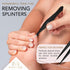 Majestic Bombay Fine Point Tweezers for Women and Men - Precision Pluckers for Splinter, Ticks, and Ingrown Hair