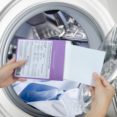 Pack 2 Pack 5 YUCO Travel Laundry Detergent Sheets of Sheet for Overnight Week Travel, Envelope Pouch Carry Everywhere