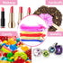 LYSXP 100 Pcs Organza Bags, 4x6 Inches, Random 10 Colors, Drawstring Favor Pouches for Gifts, Weddings