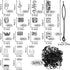 NAISKA 231Pcs Vikings Hair Beads Jewelry - Norse Runes Hair Beard Beads, Dreadlocks Accessories & Clips
