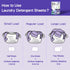 Soulink Laundry Detergent Sheets, Eco Friendly, Up to 80 Loads, Liquidless Soap Strips, Hypoallergenic, Safe for