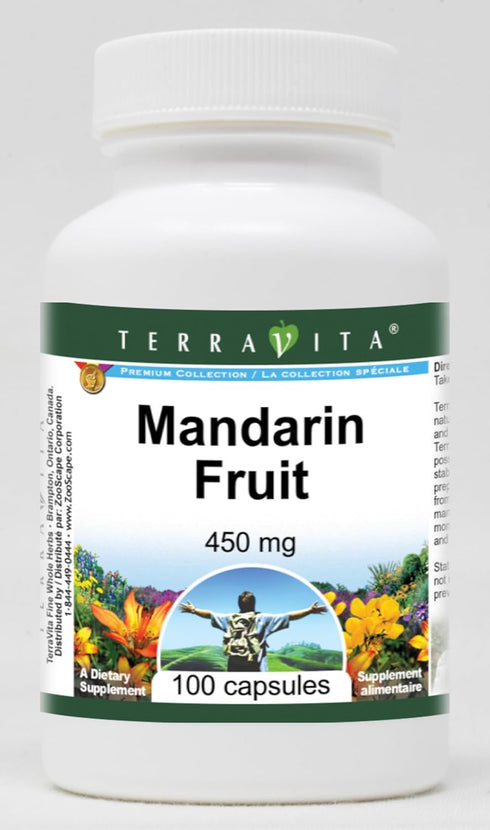 Terravita Mandarin Fruit - 450 mg (100 Capsules, ZIN: 520762)