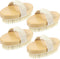 4pcs Dry Brushing Body Brush, Natural Bristle Exfoliating Brush for Flawless Skin