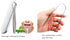 Metal Tongue Scrapers, 3 Piece Set, 304 Stainless Steel with Storage Case - Oral Hygiene Metal Tongue Cleaners (Silver)