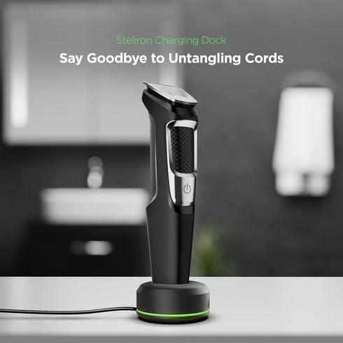 Stand Charger for Philips Norelco Multi-Groomer 3000 Trimmer Models, USB Powered Charging Dock with LED Indicator