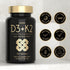 Vitamin D3 K2 Capsules, 5000 IU Vitamin D3 and 100mcg Vitamin K MK7, 60 Capsules, USA Made Vegetarian Supplement