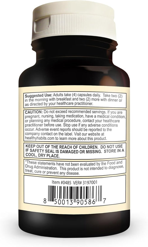 Healthy Habits StrictionBP - Dietary Supplement - 120 Veg-Capsules for Blood Pressure Support