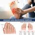 tongtonglovely Professional Bunion Corrector, Orthopedic Toe Separator, Beige, Elastic Fabric, Adjustable Fit, Pain