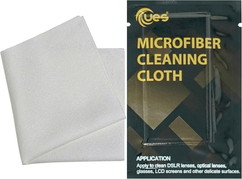 UES Lint Free Superfine Microfiber Cloth for Cleaning Lens, Phone Screen, Laptop, Eye
